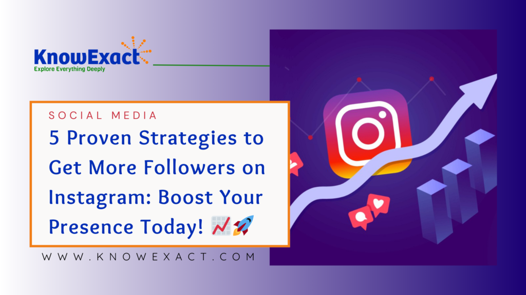 Knowexact blog 95 Banner INSTAGRAM increase followers